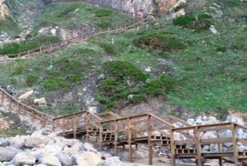 Câmara de Sintra encerra acesso à arriba sul da Praia Grande do Rodízio